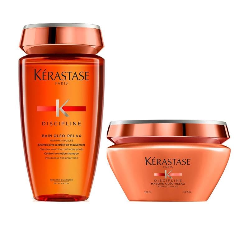 Amazon.com: Kérastase Discipline Oléo-Relax Shampoo & Mask Set